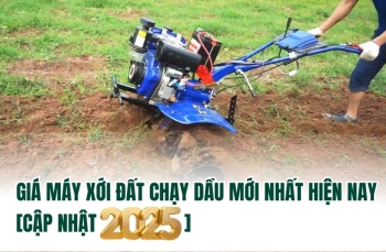 Giá máy xới đất chạy dầu mới nhất hiện nay [Cập nhật 2025]